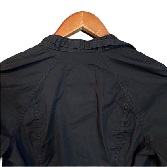 Guess black snap button long sleeve top - Picture 3 of 13